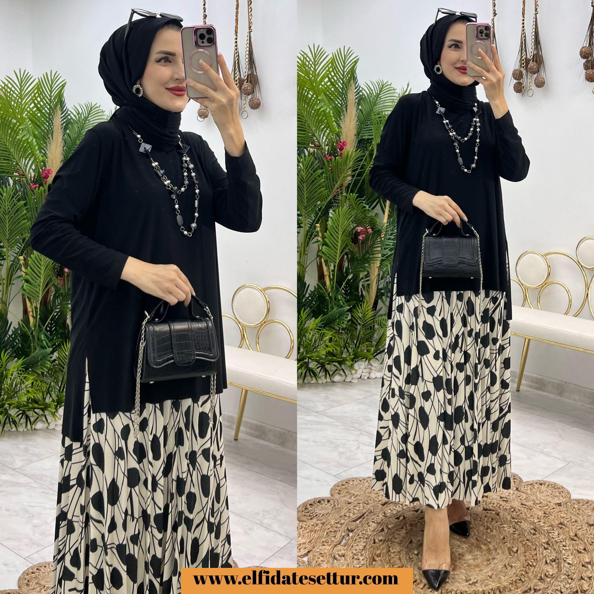 Yüsra etekli takım - Görsel 4