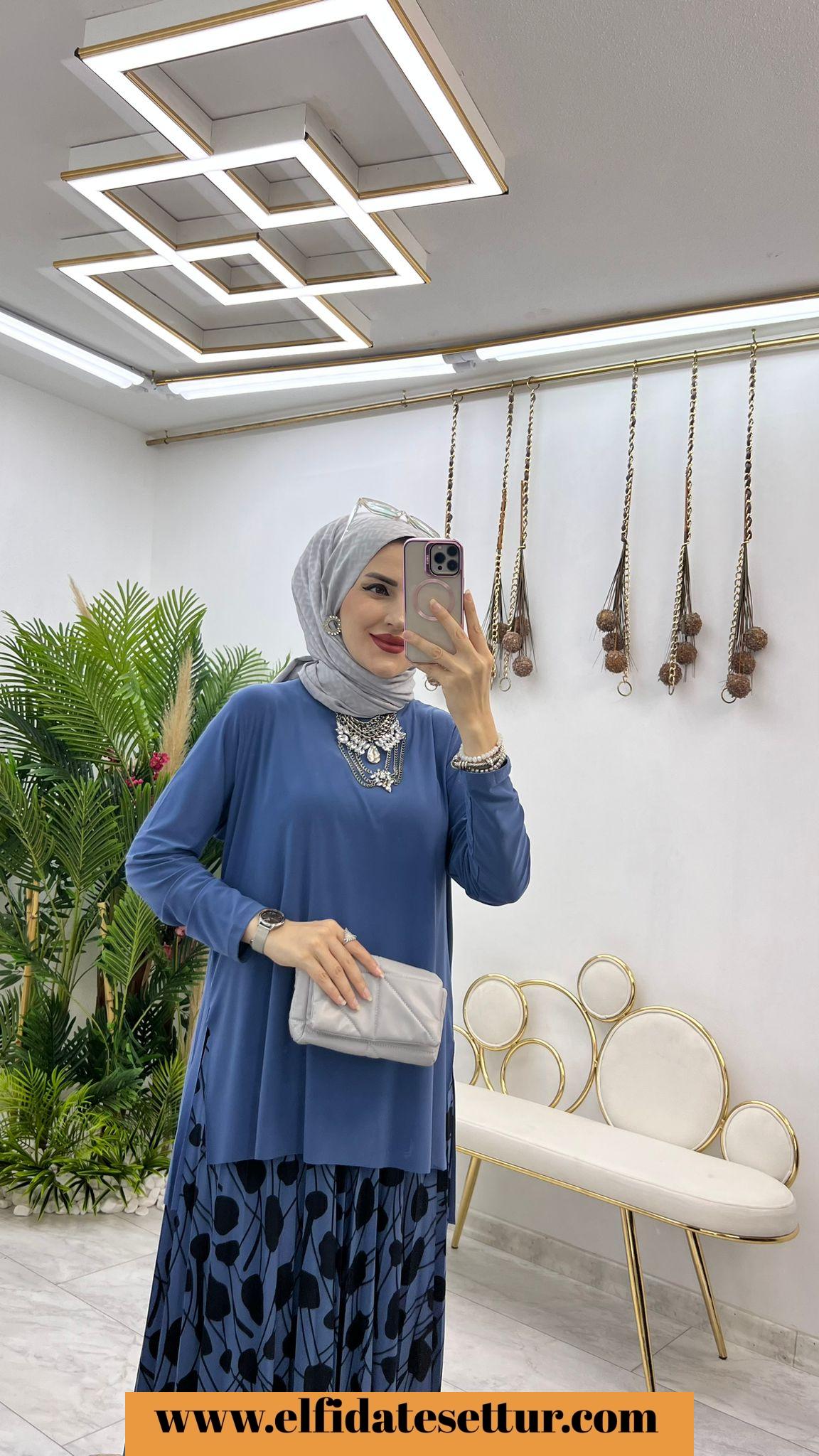 Yüsra etekli takım - Görsel 6