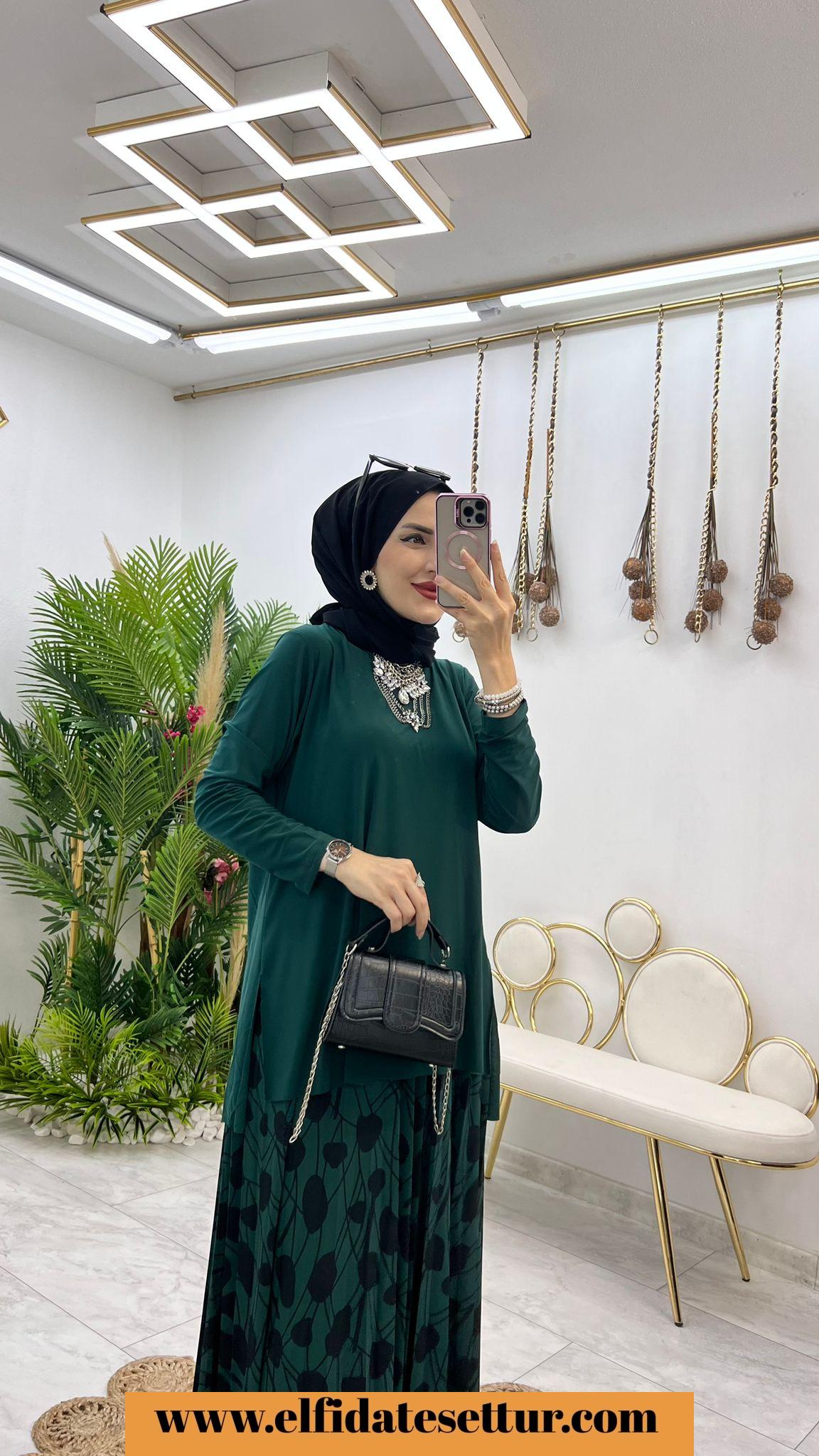 Yüsra etekli takım - Görsel 7