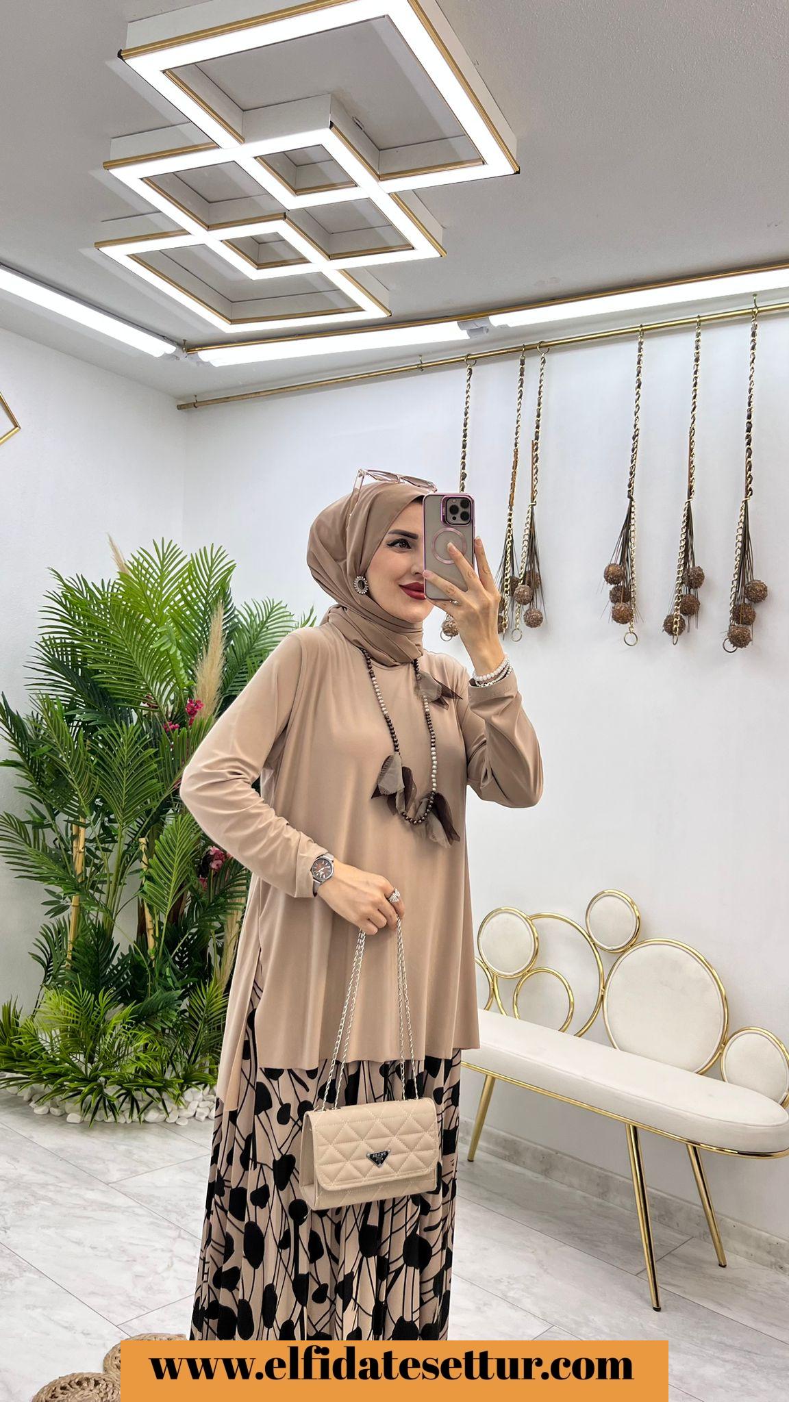 Yüsra etekli takım - Görsel 8