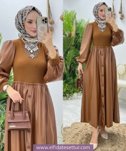 Tesettür şafak elbise