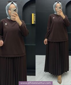 Tuğçe etekli takım