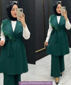 Meyra yelekli takım