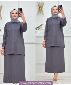 Kristal iki iplik kumaş ecem takım