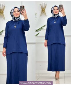 İki iplik kumaş kristal aylin takım