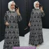 Bürümcük kumaş yeşim elbise - Görsel 2