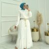 Dantel kumaş sahra etekli takım - Görsel 3