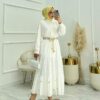 Dantel kumaş sahra etekli takım - Görsel 5