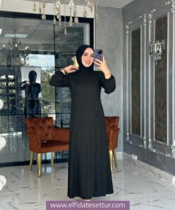 Kazayağı elbise