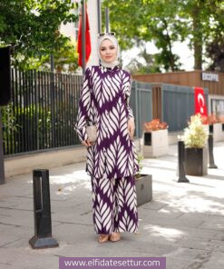 Çiçek viskon takım