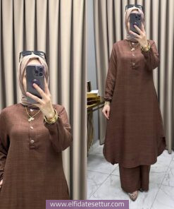 Keten ayrobin kumaş selvi takim