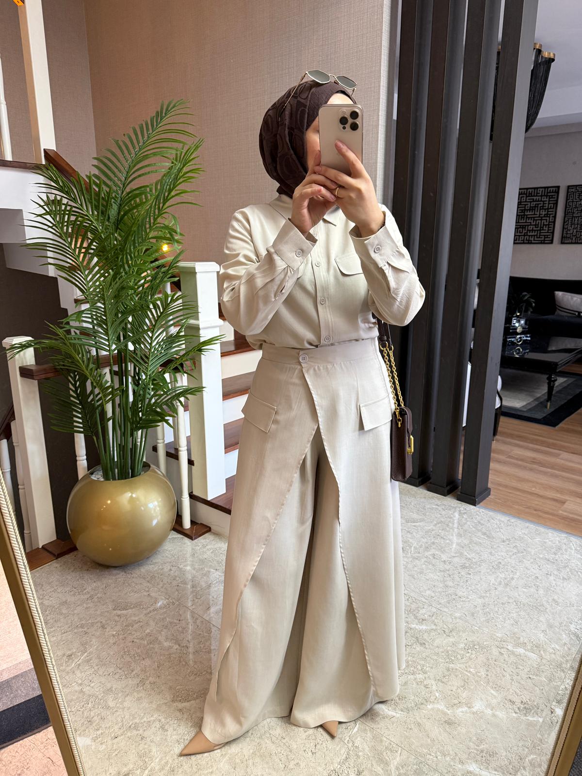 Lessa Lyocell Kumaş Üçlü Takım - Görsel 26