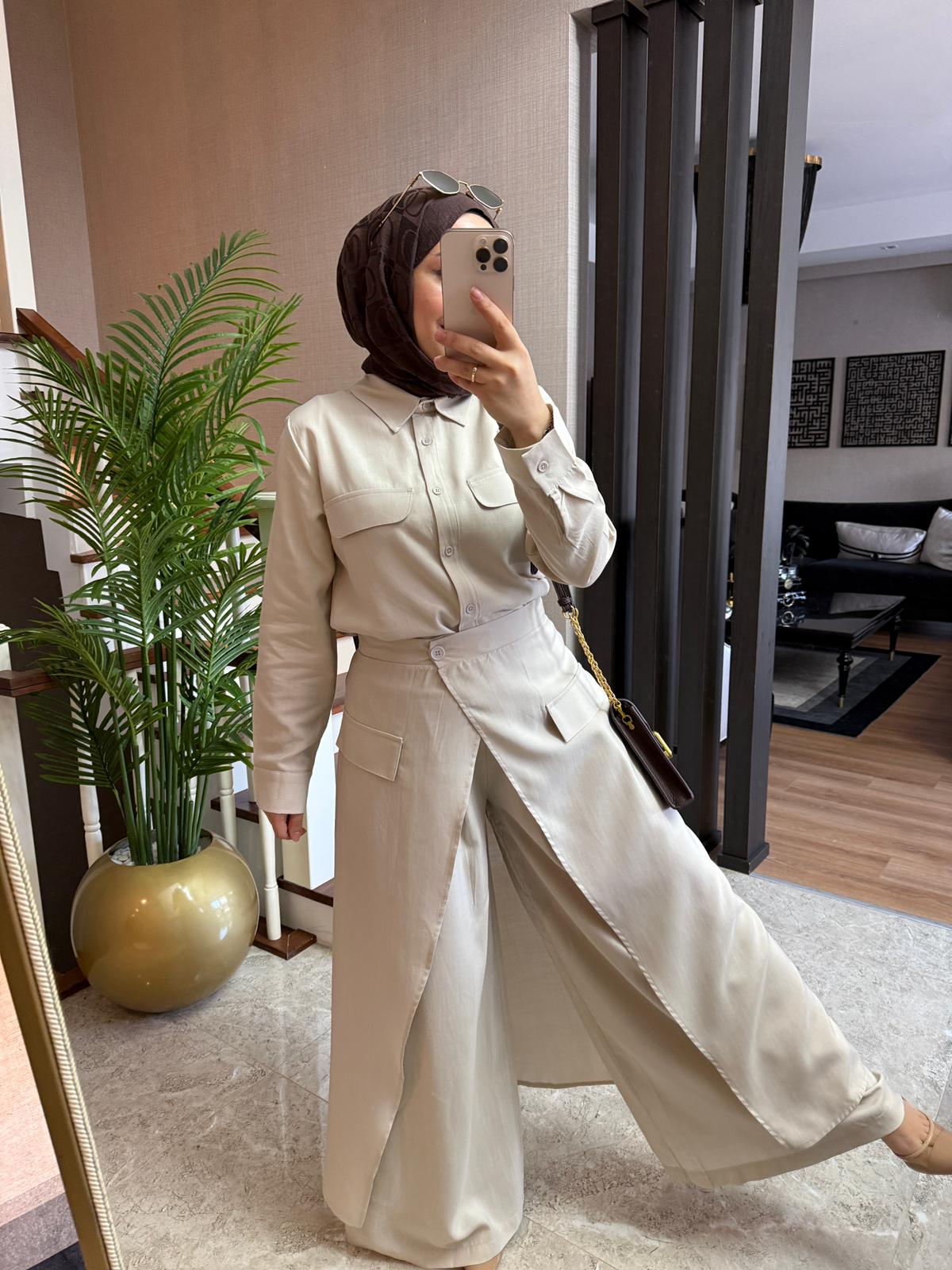 Lessa Lyocell Kumaş Üçlü Takım - Görsel 4