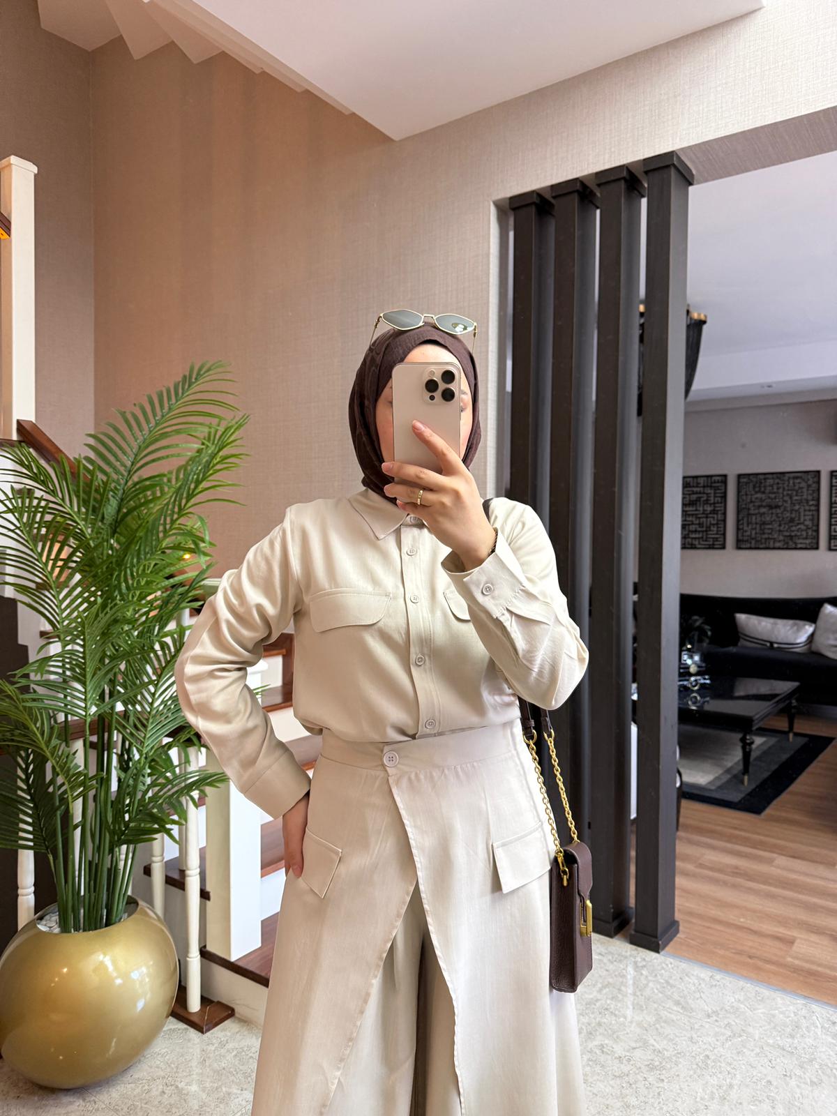 Lessa Lyocell Kumaş Üçlü Takım - Görsel 8