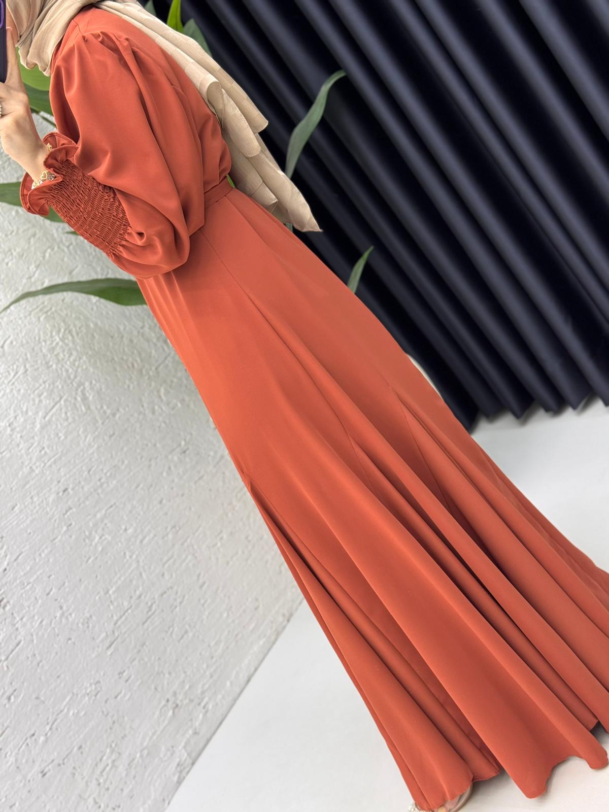 Özel Tasarım İkili Abaya Takımı Mihra Premium - Görsel 9