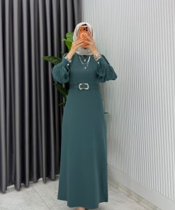Yeni Sezon Nisa Elbise Dubai krep