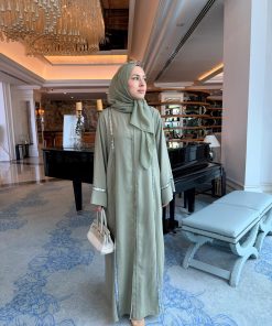 Büyük Beden Şalı Lyocell Layel Abaya