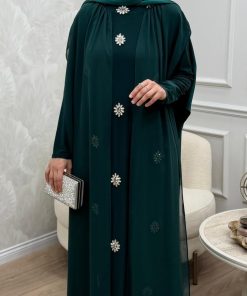 Büyük Beden Sandy Kumaş Lina Abiye