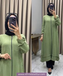Hafsa Fermuarlı İthal Ayrobin Kap