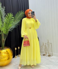 Astarlı Şifon Lady Elbise