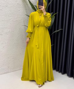 Özel Tasarım İkili Abaya Takımı Mihra Premium