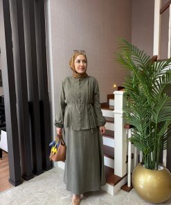 Lyocell Kumaş Vool Etekli Takım
