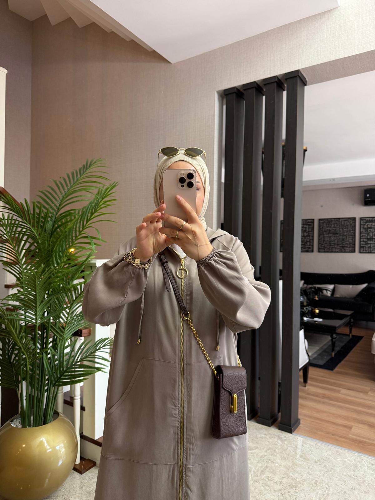 Lyocell Kumaş Kapüşonlu Melyo Takım - Görsel 10