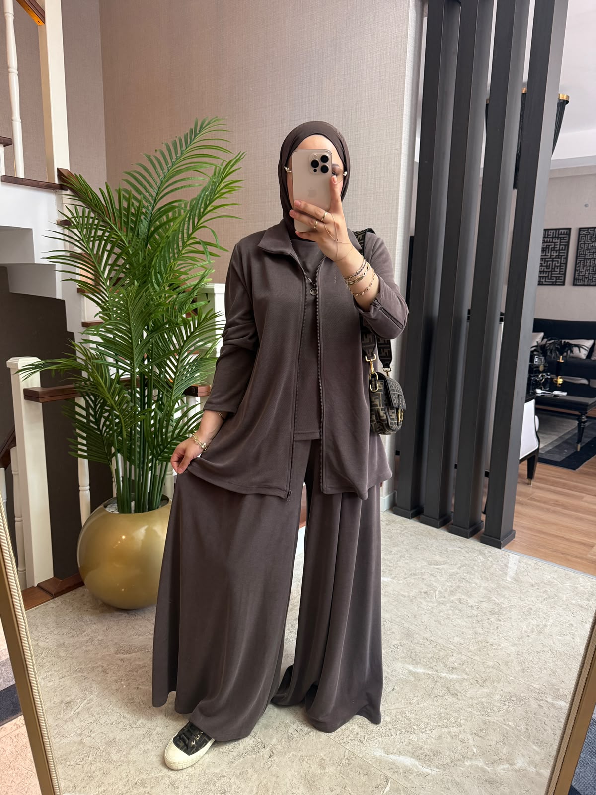 Twila Doğal Pike Kumaş Üçlü Takım - Görsel 19