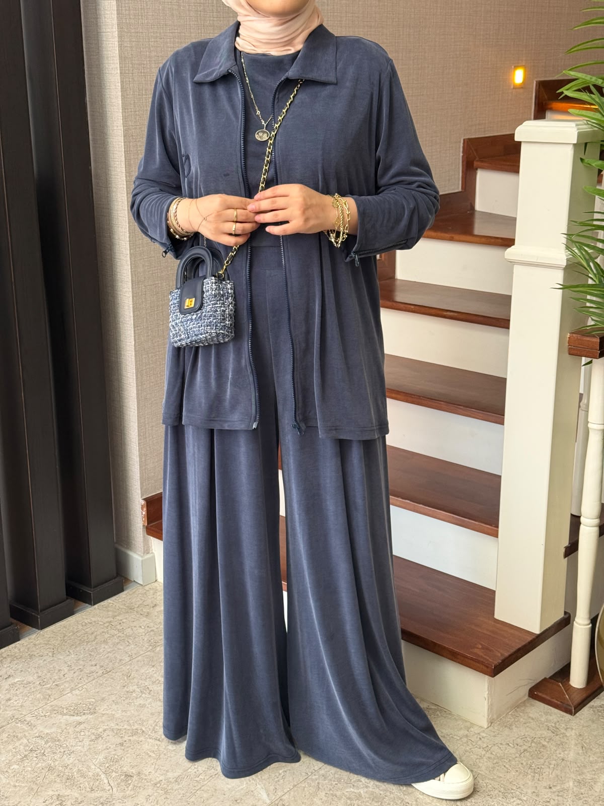 Twila Doğal Pike Kumaş Üçlü Takım - Görsel 18