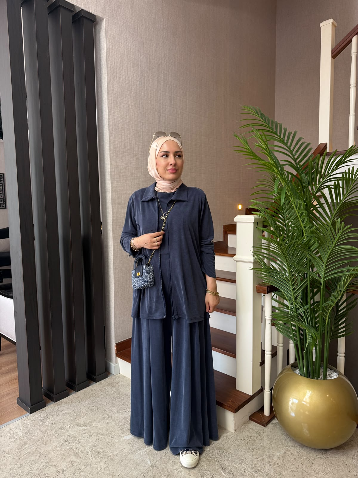 Twila Doğal Pike Kumaş Üçlü Takım - Görsel 10