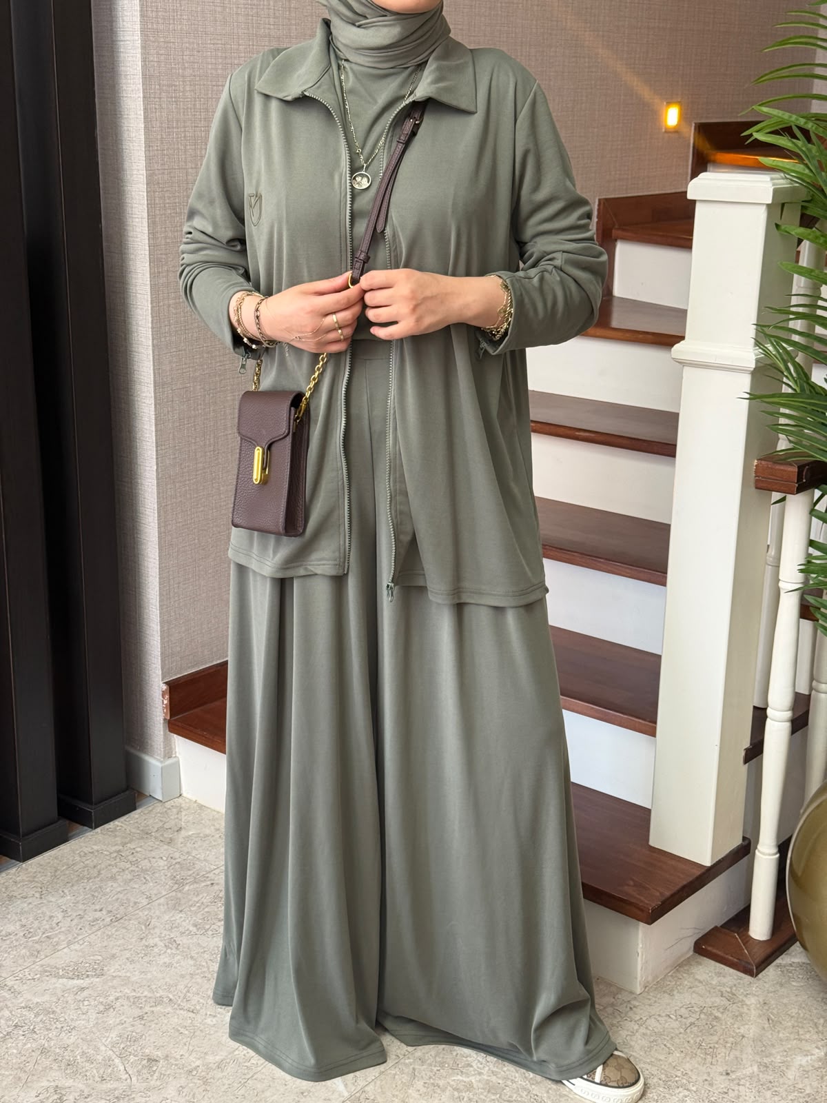 Twila Doğal Pike Kumaş Üçlü Takım - Görsel 13