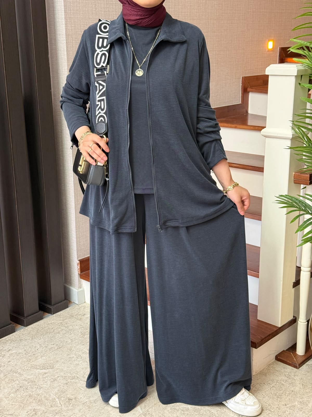 Twila Doğal Pike Kumaş Üçlü Takım - Görsel 11