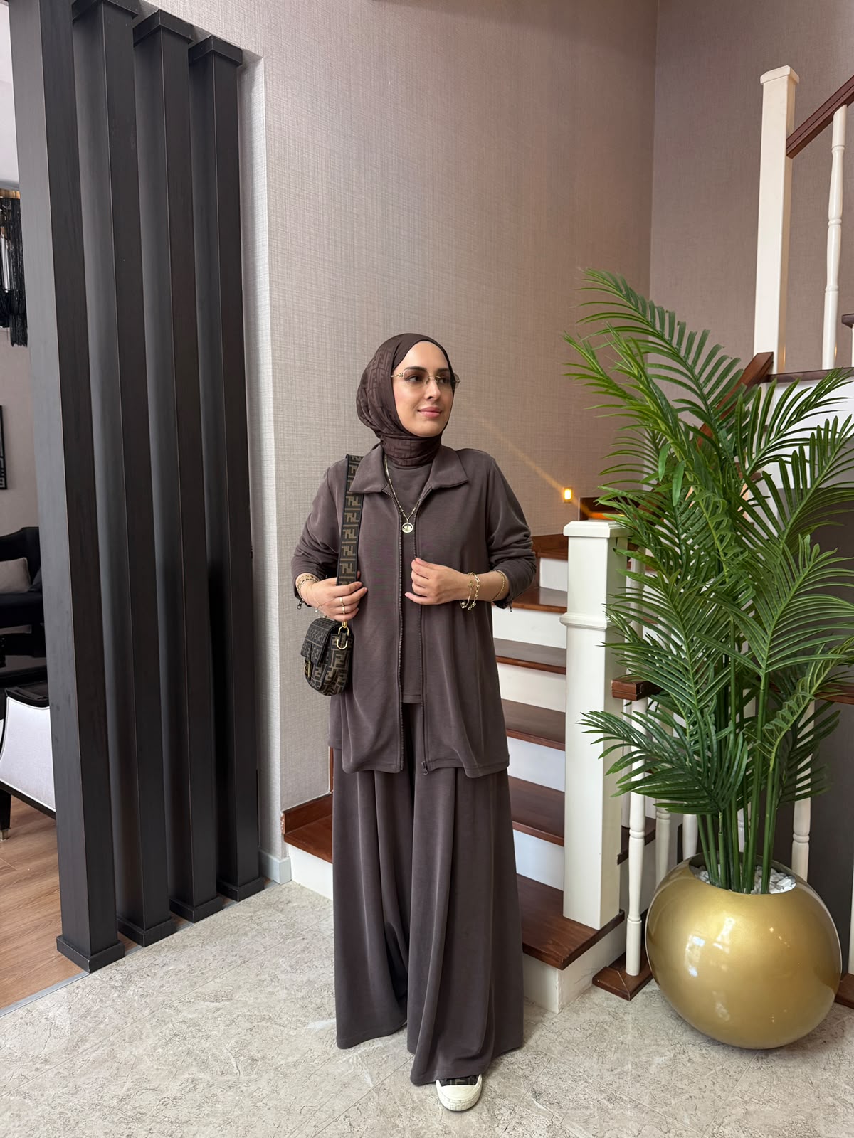 Twila Doğal Pike Kumaş Üçlü Takım - Görsel 8