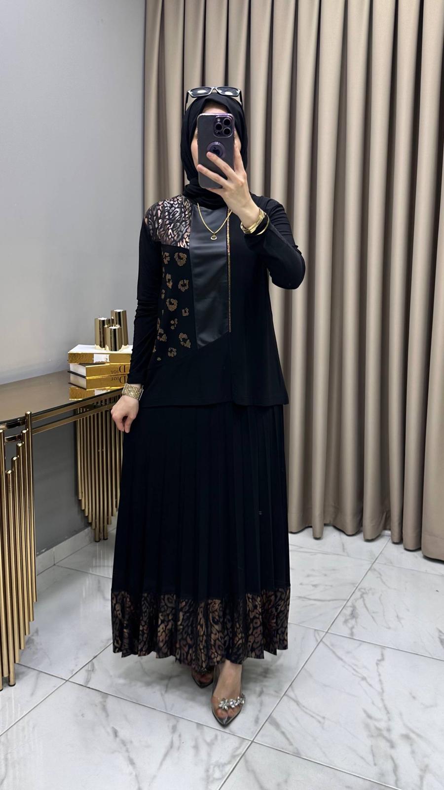 Derya Varaklı Sandy Tesettür Takım - Görsel 13