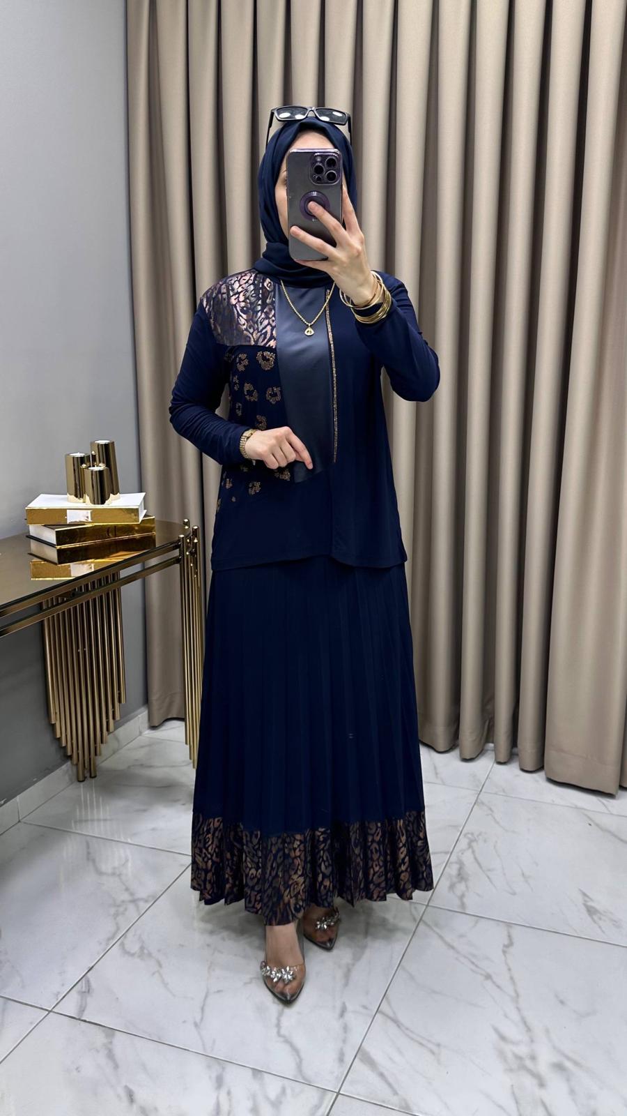 Derya Varaklı Sandy Tesettür Takım - Görsel 11