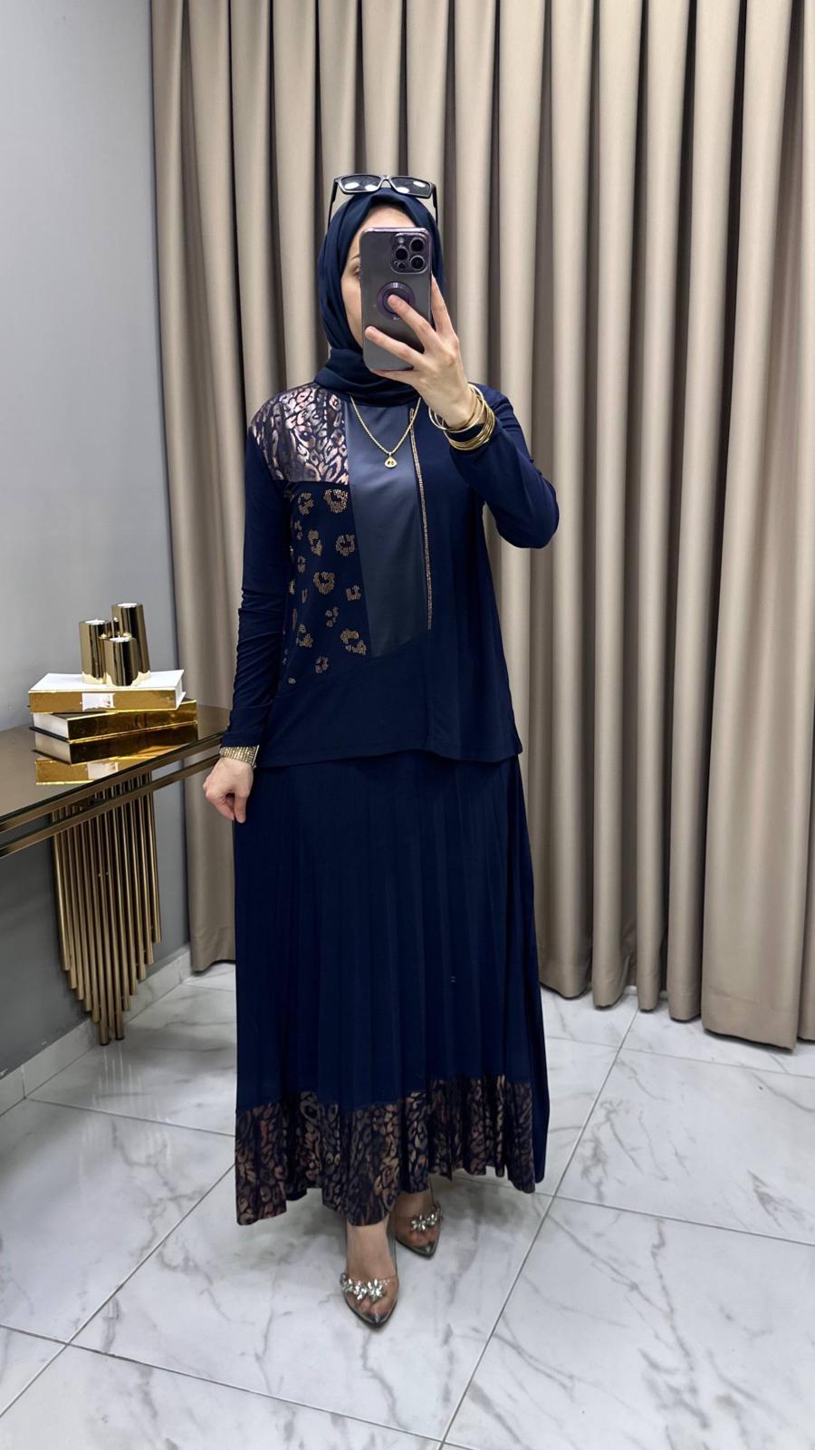 Derya Varaklı Sandy Tesettür Takım - Görsel 2