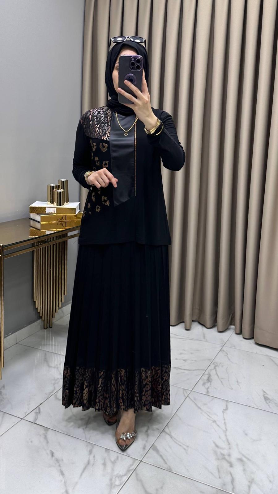 Derya Varaklı Sandy Tesettür Takım - Görsel 3