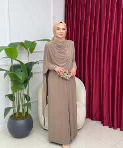 Sandy kumaş Benan Tesettür Elbise