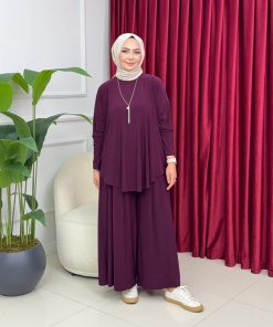 Buğlem Sandy Kumaş Büyük Beden İkili Takım