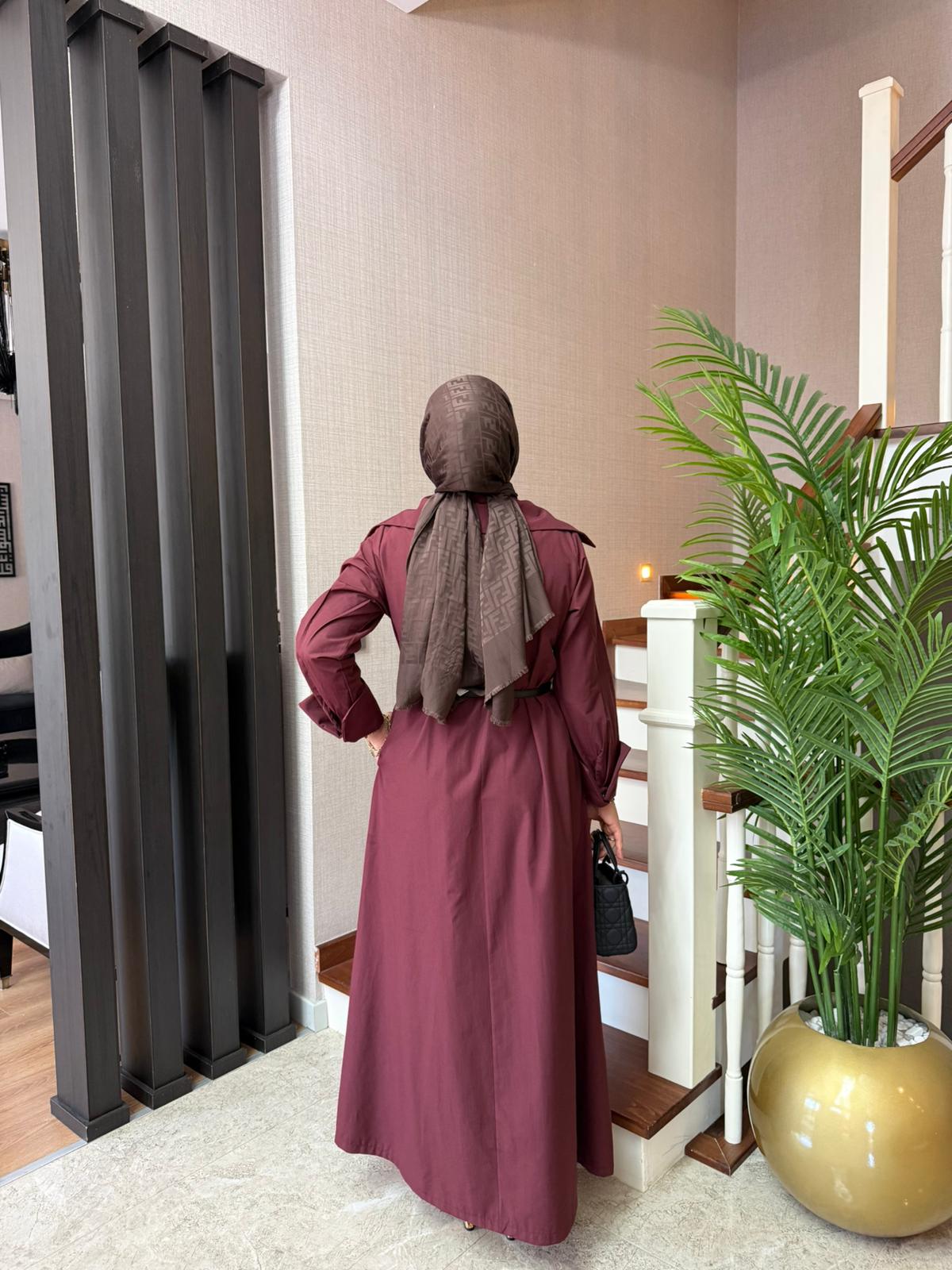 Huqqa Poplin Elbise - Görsel 26