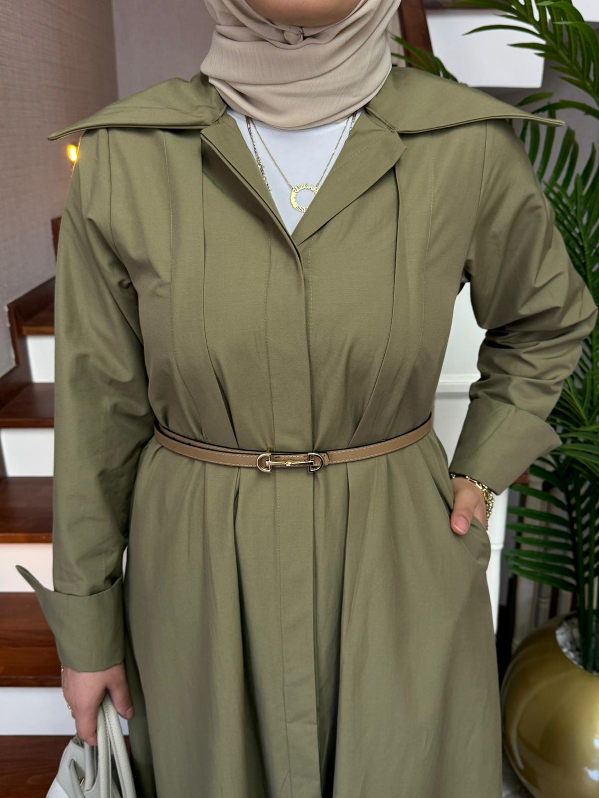 Huqqa Poplin Elbise - Görsel 20