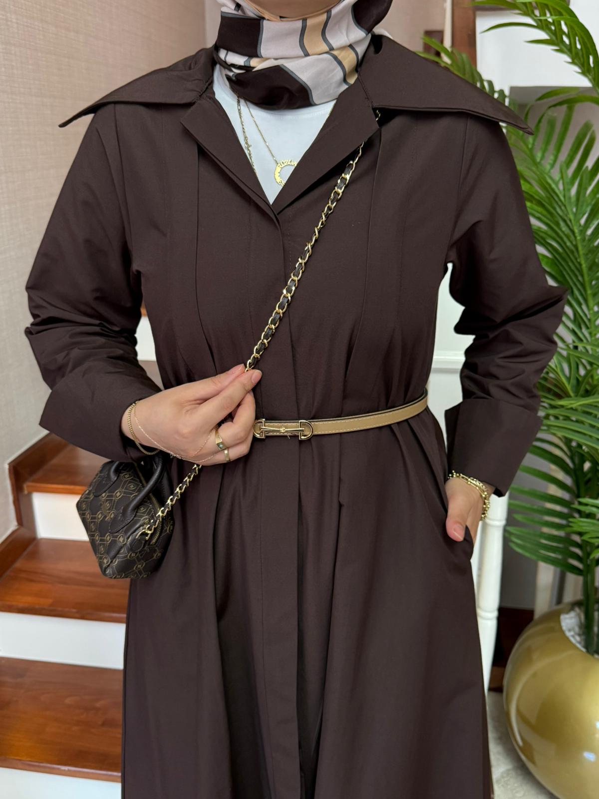 Huqqa Poplin Elbise - Görsel 19